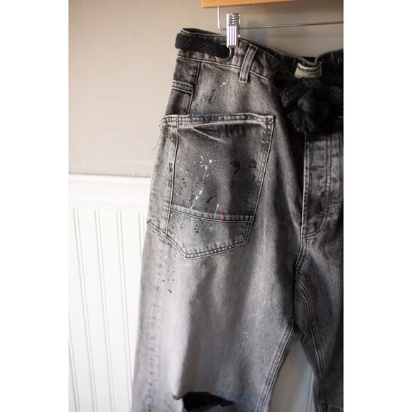 Free People We The Free Moxie Pull-On Barrel Jeans 29 Long - Picture 4 of 6